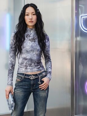 Women’s Diesel Galaxy Print Top NWOT - Performance Style XL COLLECTOR